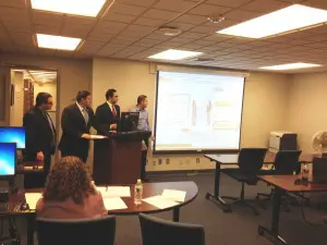 Legal Tech Capstone Students Help Nassau/Suffolk Law Services Launch New Pro Bono Project.