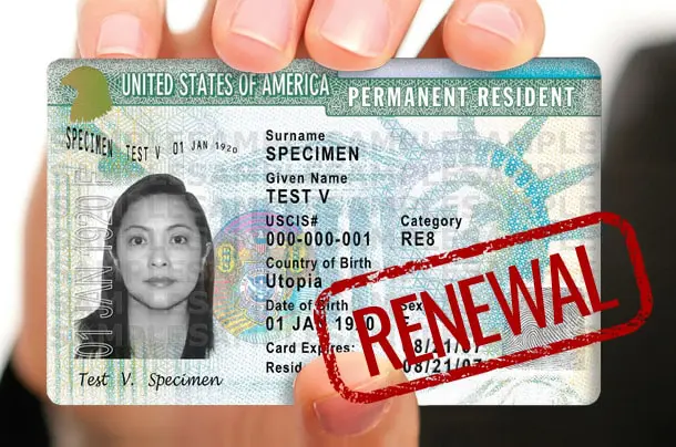 Is your green card expired or set to expire within the next six months?