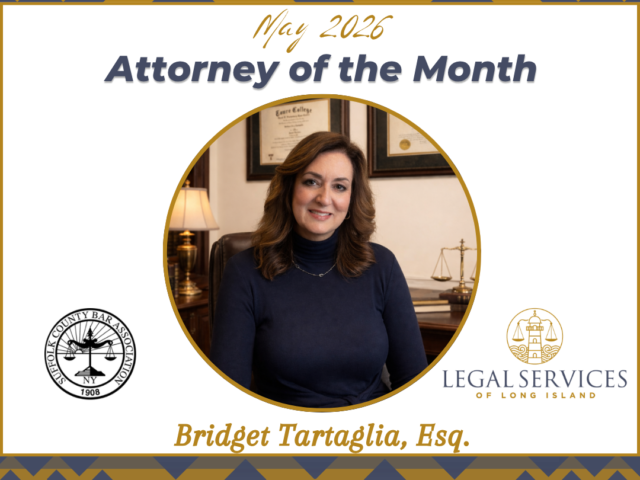 May 2026 – Bridget Tartaglia, Esq.