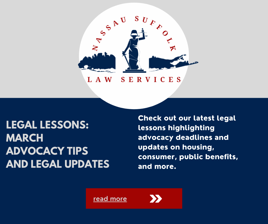 Legal Lessons March Advocacy Tips