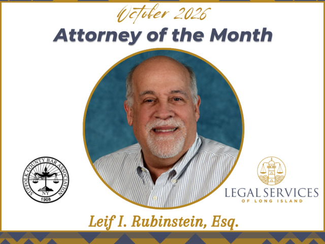 October 2026 – Leif I. Rubinstein, Esq.